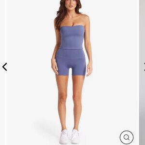 IM Serenity Scrunch Shorts 4” in Steel